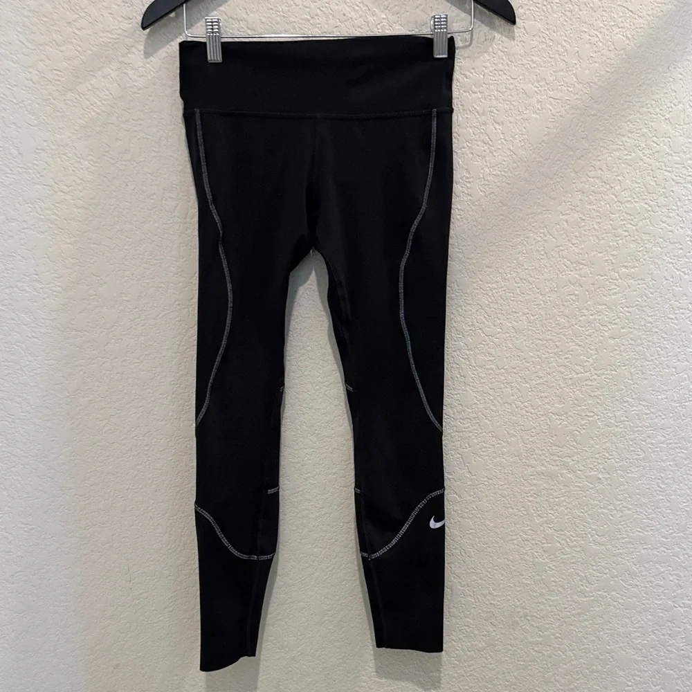Nike Black and Gray Leggings size Small P